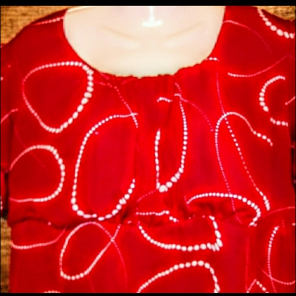 Studio 1940 Top Size 2X Infinite Pearl Print - Picture 5 of 11